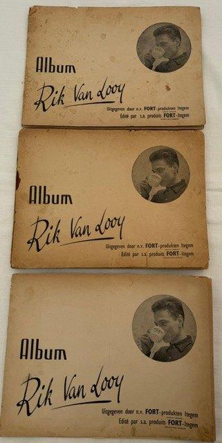 3 Verzamelalbums van Rik Van Looy ,  uitgegeven door FORT, Boeken, Gelezen, Verzenden, Lopen en Fietsen, Zie beschrijving