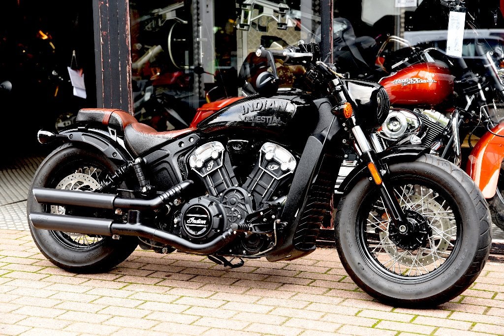 INDIAN SCOUT BOBBER (A2) ***MOTOVERTE.BE***, Entreprise, Occasion, Chopper, 2 cylindres