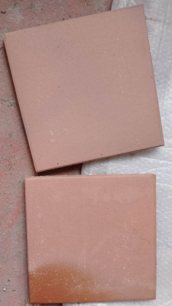 Lot de tomettes terre cuite neuves rosés/orangés, Neuf, 20 à 40 cm, Carrelage de sol, Enlèvement