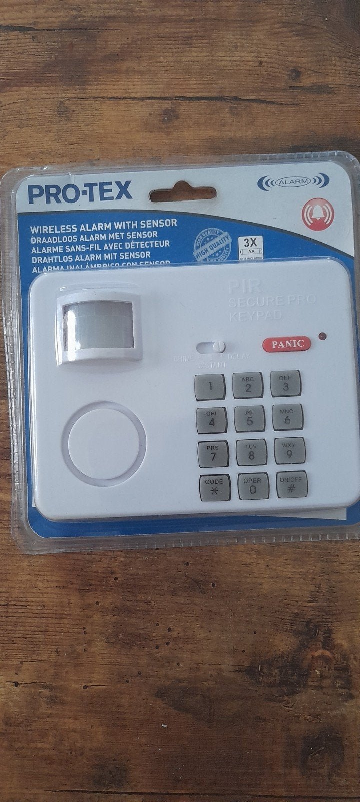 Alarme neuf sans fil avec detecteur de mouvement et code, Bricolage & Construction, Enlèvement ou Envoi, Mouvement, Sans fil