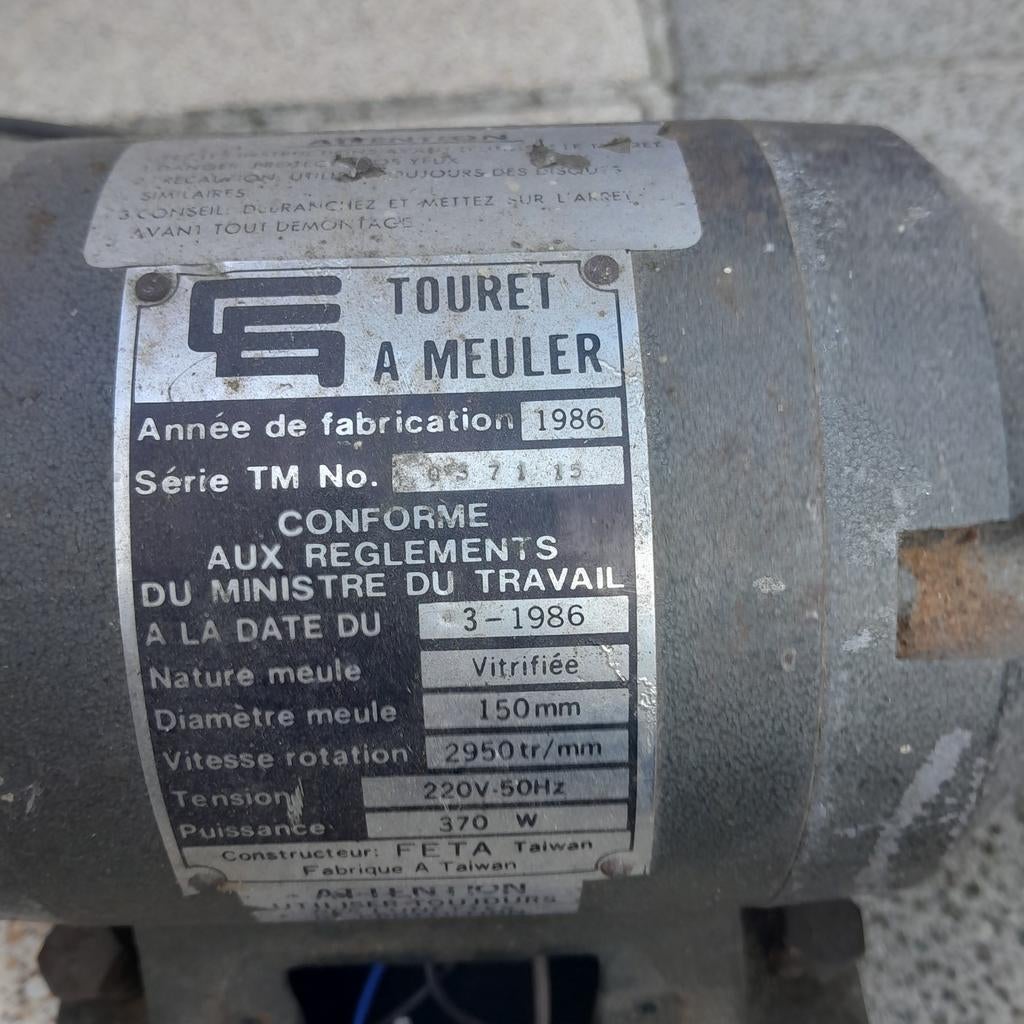 Touret à meuler GRATUIT