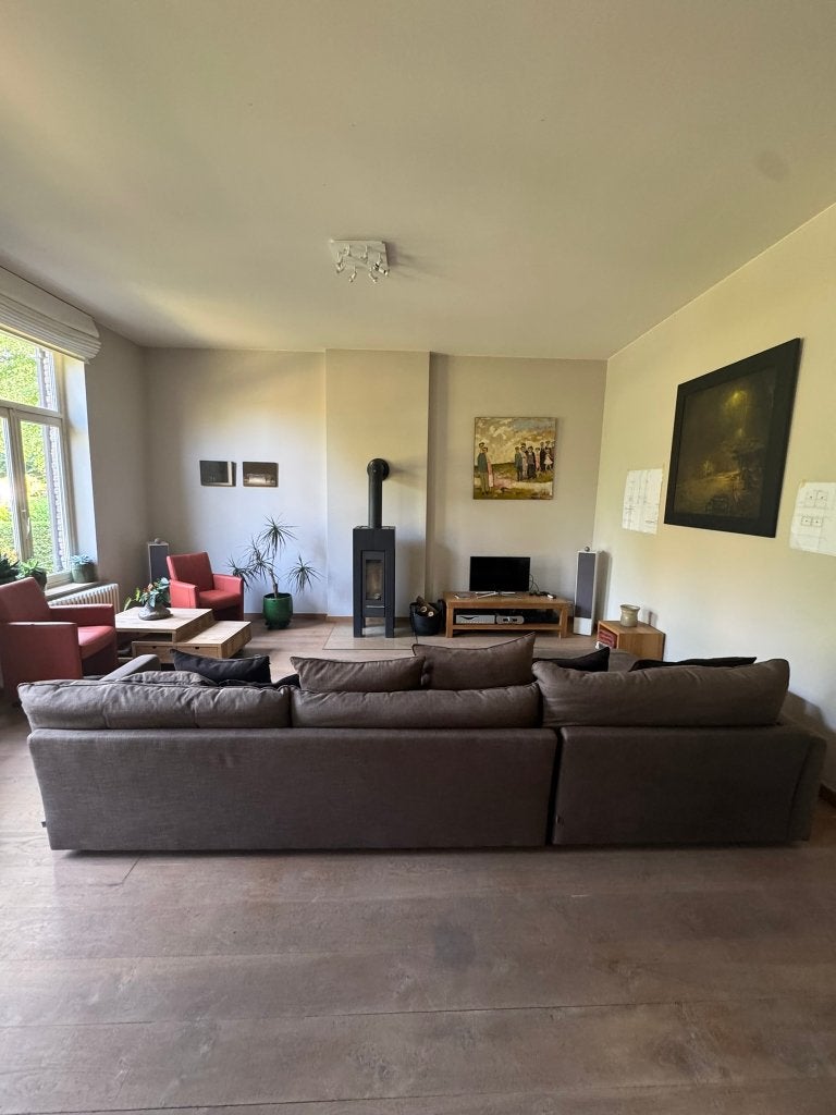 Indera vierzit, chaise longue, en bijhorende kussens., Ophalen, Gebruikt, Stof, Modern landelijk.