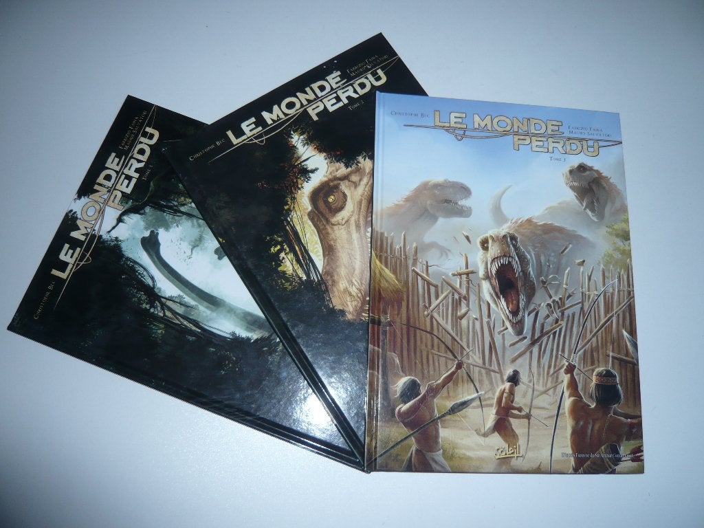 Bd LE MONDE PERDU tomes 1 à 3 (EO ttbe) de SALVATORI, Enlèvement ou Envoi, Série complète ou Série, Utilisé, FAINA / BEC / SALVATORI