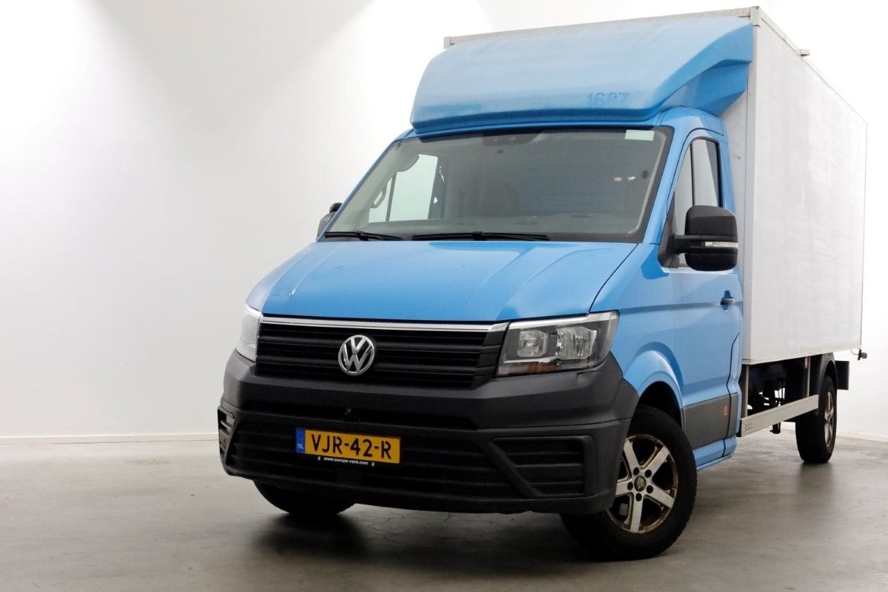 Volkswagen Crafter 35 2.0 TDI E6 Bakwagen met achterdeuren 2, Auto's, Electronic Stability Program (ESP), Blauw, Bedrijf, Onderhoudsboekje