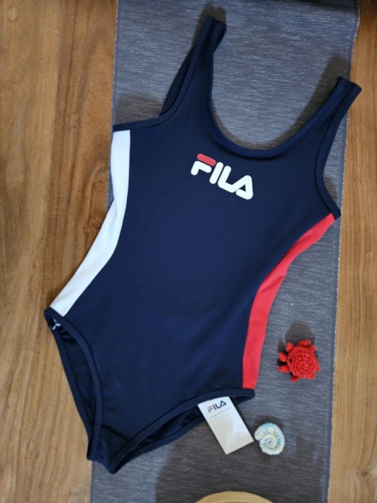 FILA Maillot de bain bleu marine taille XS neuf, Neuf, Enlèvement ou Envoi, Maillot de bain, Fila