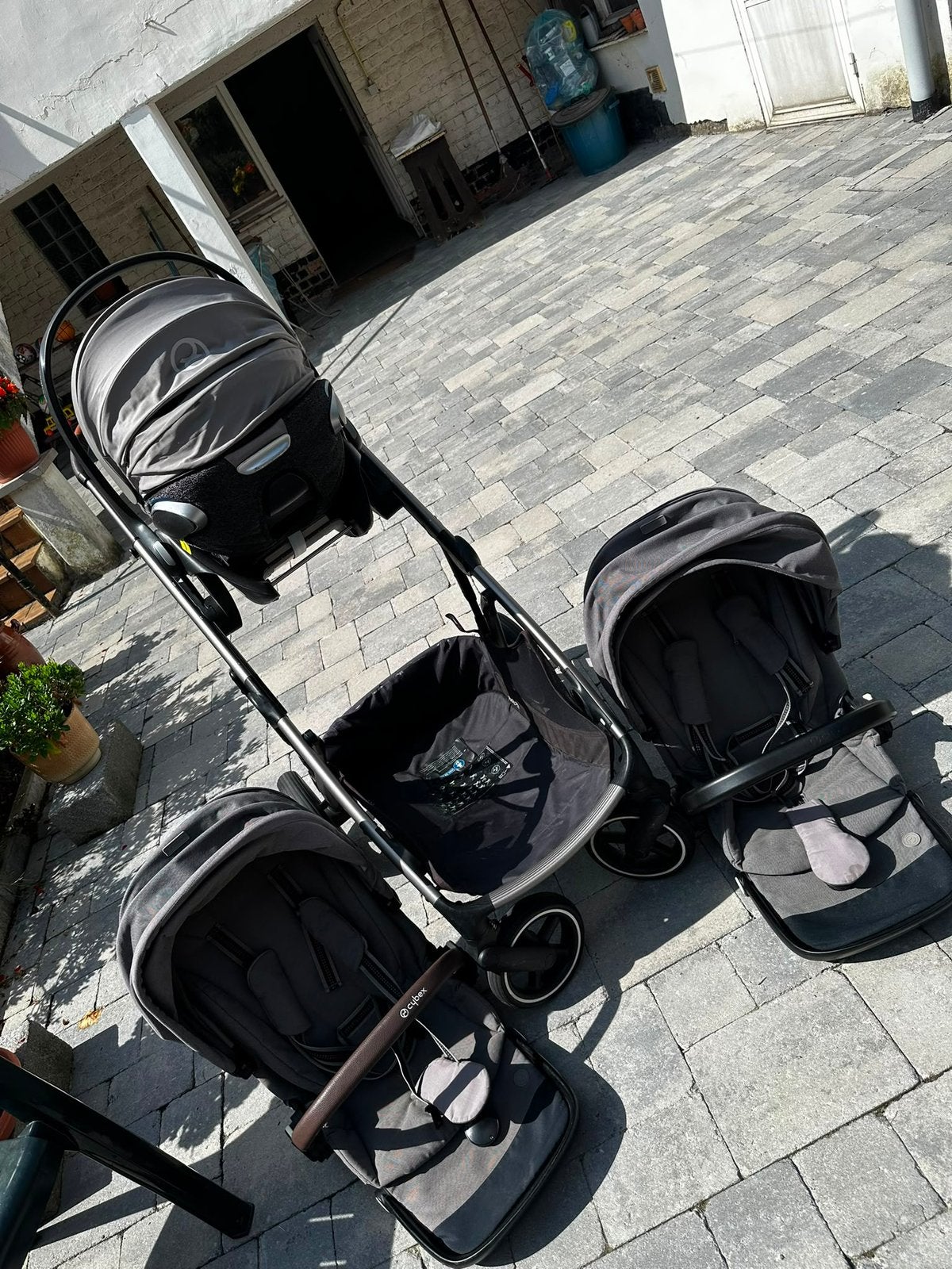 Poussette double Cybex Gazelle S, Enlèvement, Utilisé, Poussette, Autres marques