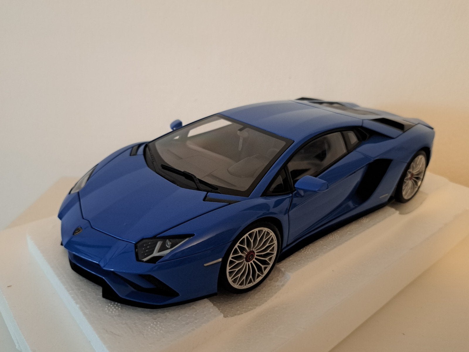 1:18 AUTOart Lamborghini Aventador S Blue Neuve, Enlèvement ou Envoi, Neuf, Voiture, Autoart