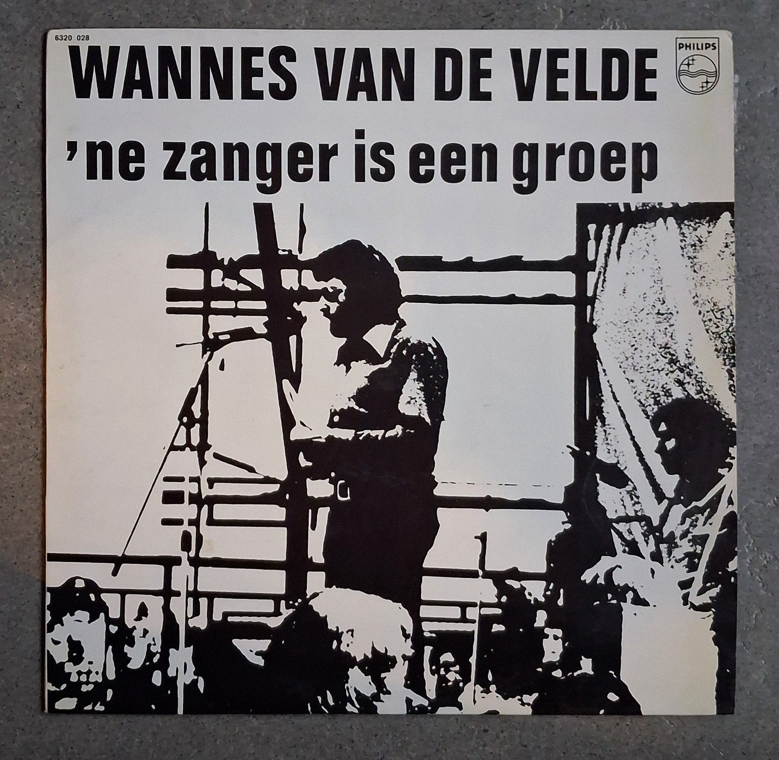 Wannes Van de Velde: 'ne Zanger Is Een Groep (LP), Pressage original, Enlèvement ou Envoi, LP