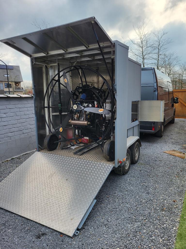 1 dubbelas aanhangwagen voor trike of motor, Auto diversen, Aanhangers en Bagagewagens, Gebruikt, Ophalen