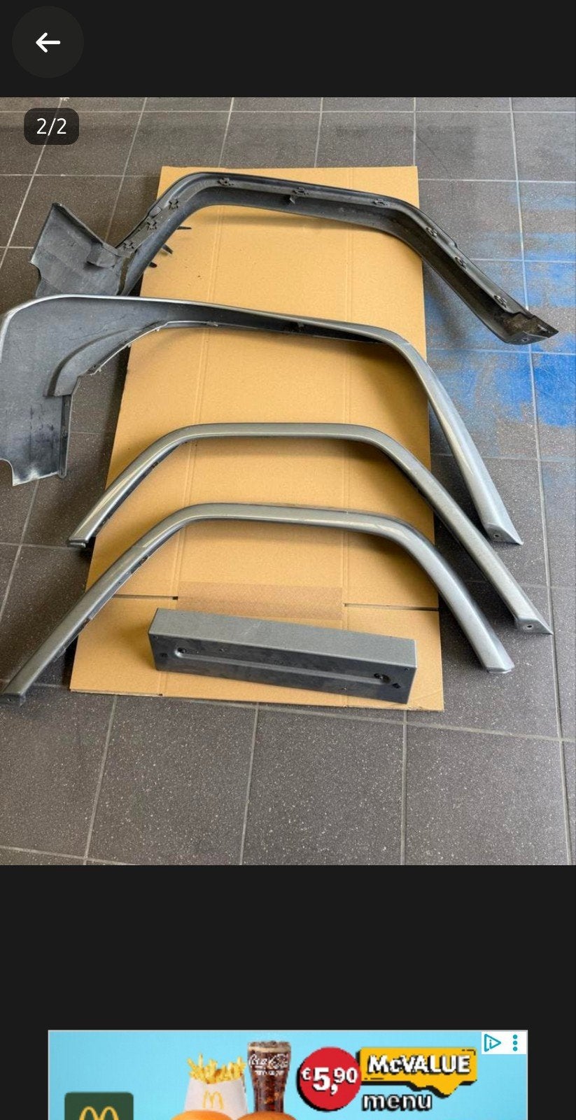 Mercedes G - Fenders - Wielkastverbreders W463, Enlèvement ou Envoi, Mercedes-Benz, Garde-boue, Avant