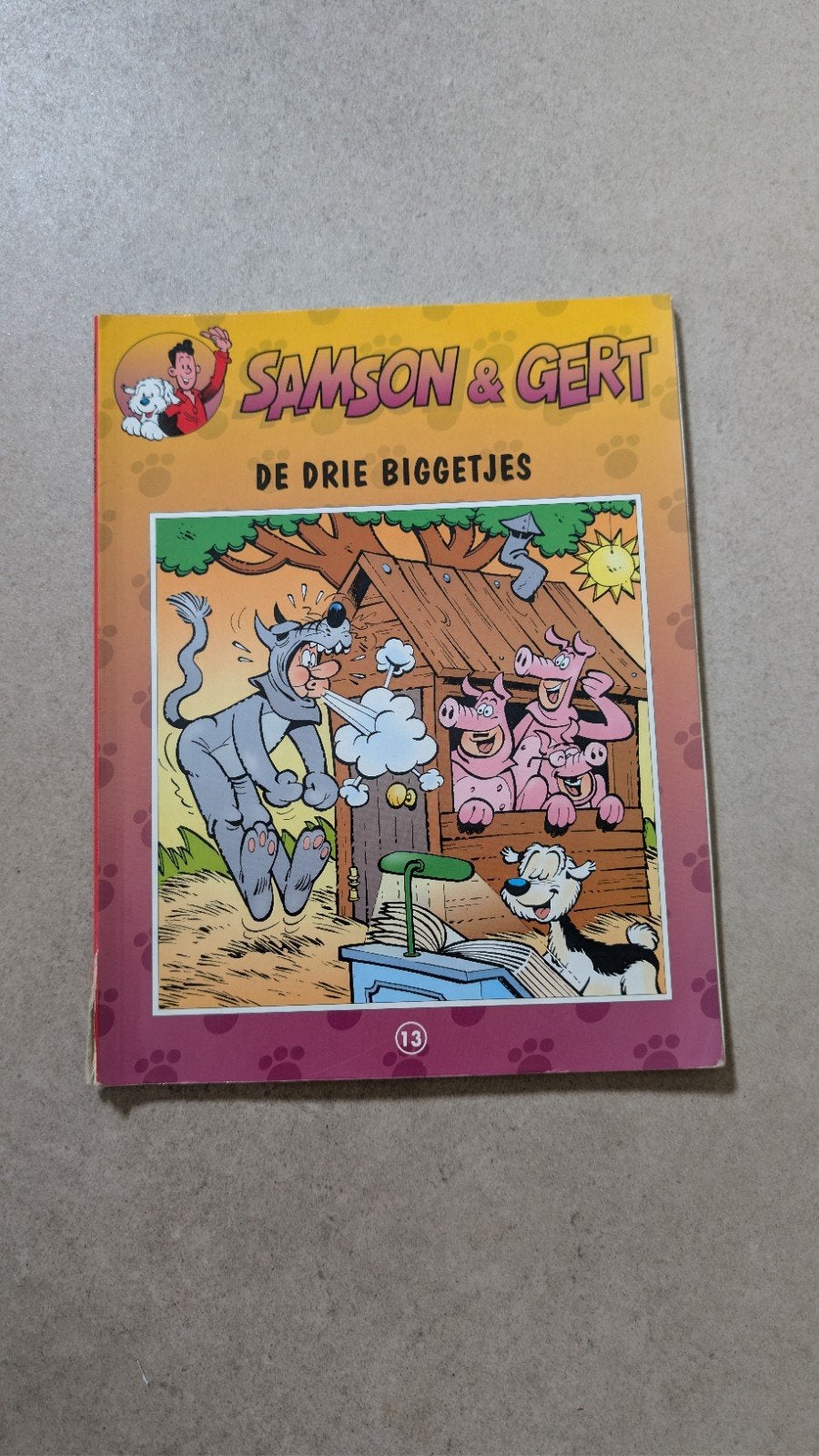 D. Verbiest - De drie biggetjes, Boeken, Stripverhalen, Ophalen of Verzenden, Gelezen, D. Verbiest; G. Verhulst; H. Bourlon