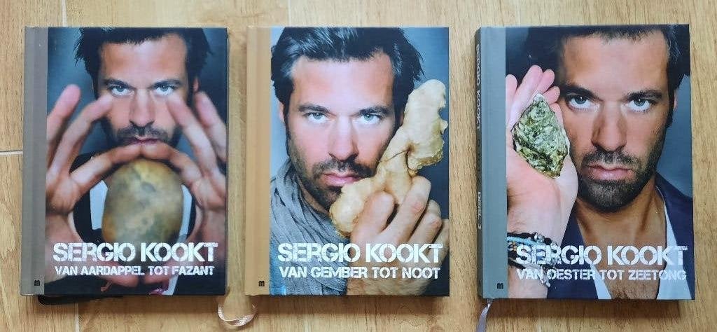 Sergio kookt deel 1, 2 en 3, Boeken, Ophalen of Verzenden, Gelezen