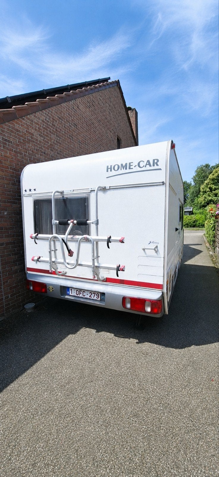caravan met luifel, Caravans en Kamperen, Vast bed, Home-car, Treinzit, 750 - 1000 kg