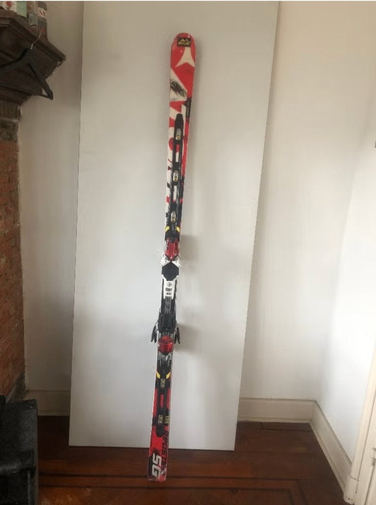 Ski's met Atomic X12 (X-Series) Race Bindingen, Sport en Fitness, Ophalen, Atomic, 180 cm of meer, Gebruikt