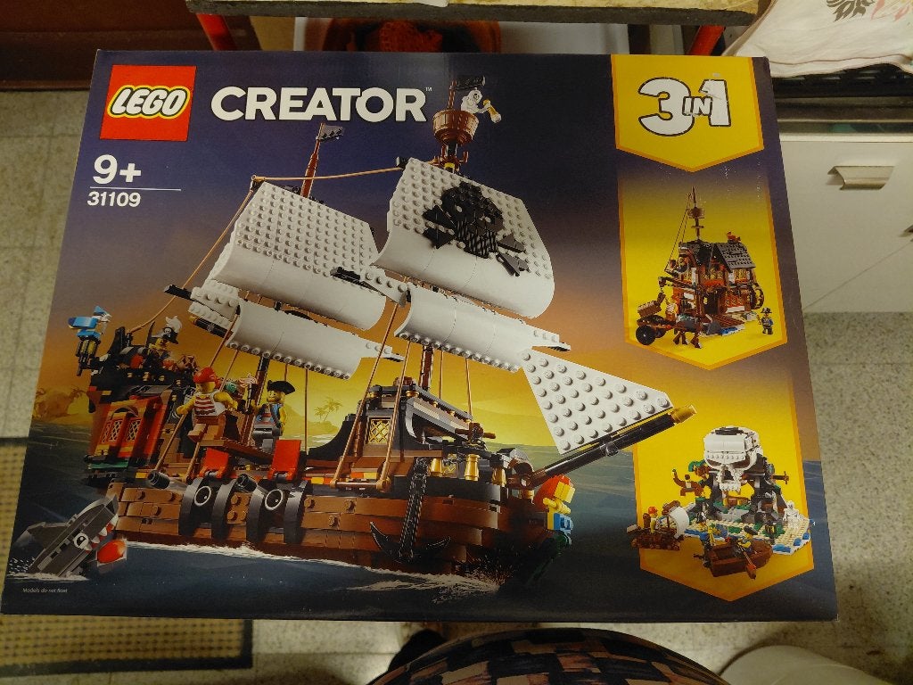 Lego piratenschip 31109, Ophalen, Compleet, Lego, Nieuw