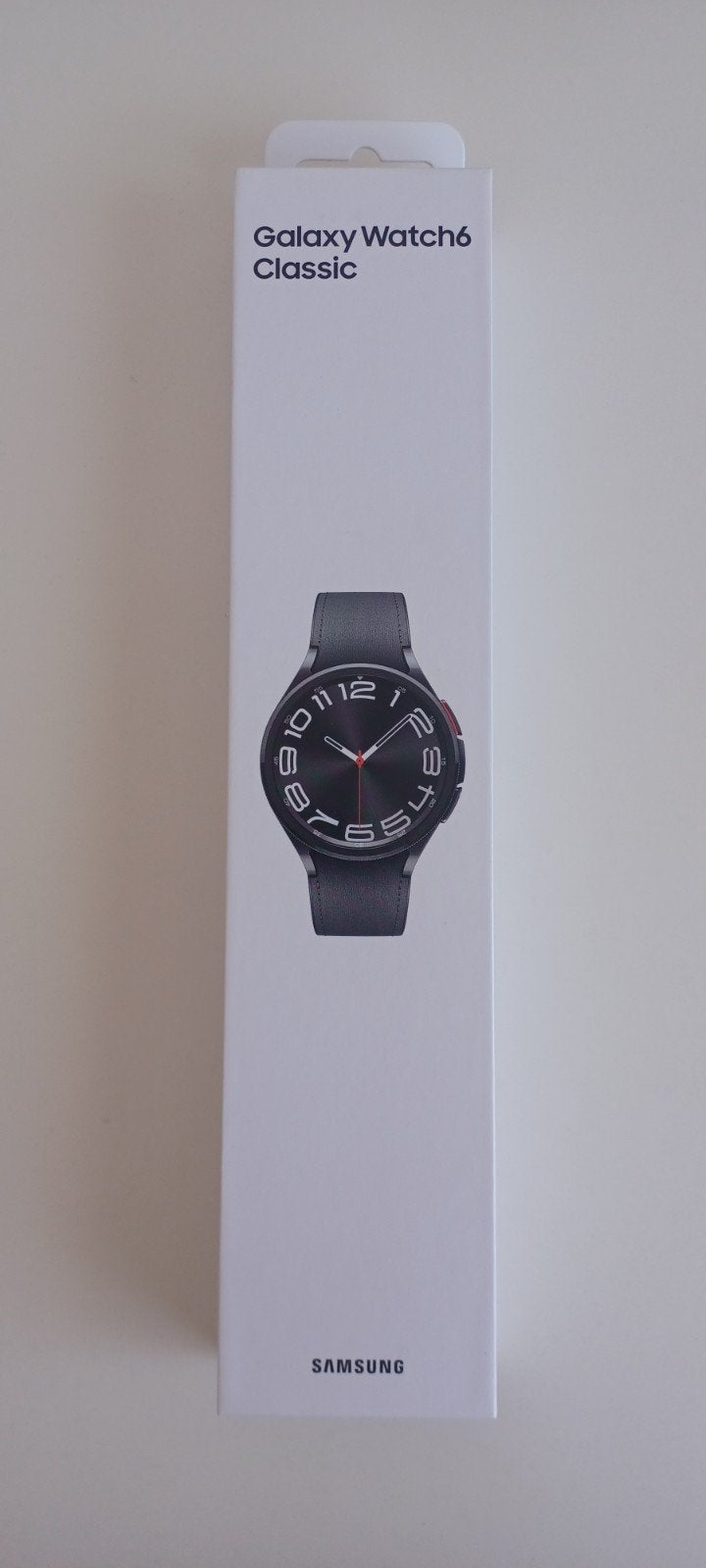 Samsung Watch6 Classic zwart 43 mm nieuw ongeopend, Ophalen, Conditie, Zwart, Nieuw