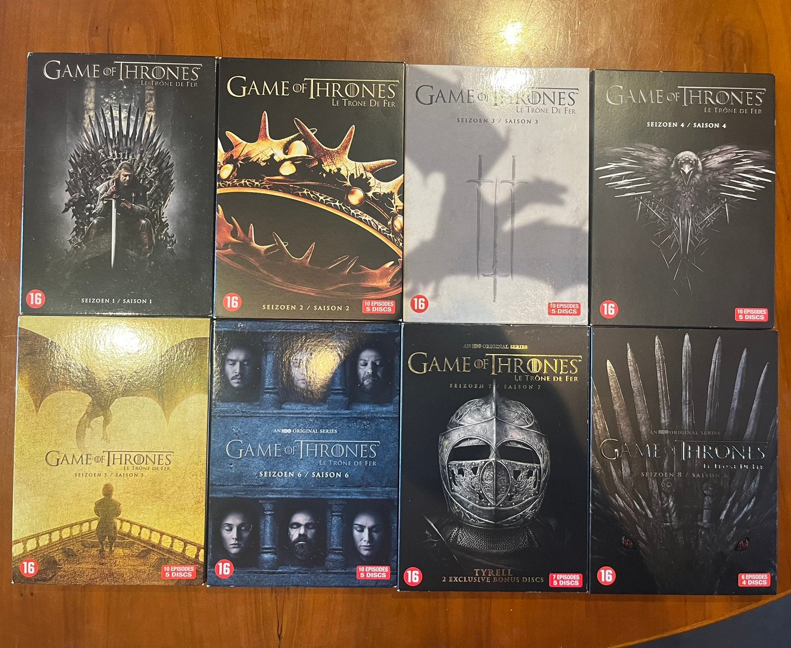 Game of Thrones seizoen 1 t/m 8, Vanaf 16 jaar, Nederlands, Science Fiction en Fantasy, Ophalen of Verzenden