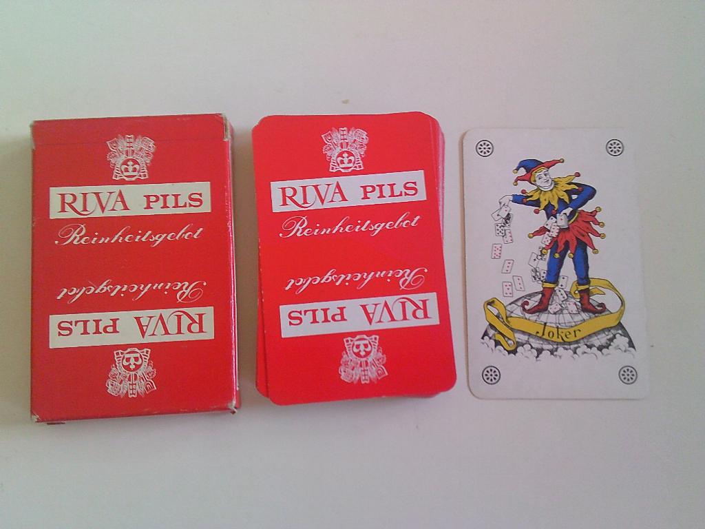 Spel speelkaarten brij Riva uit Dentergem ., Verzamelen, Speelkaarten, Jokers en Kwartetten, Ophalen of Verzenden, Speelkaart(en)