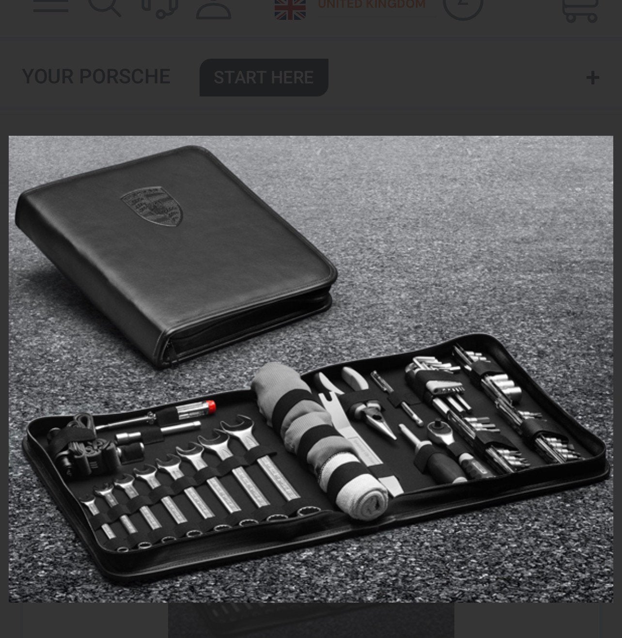 Ensemble d'outils Porsche original, Enlèvement ou Envoi