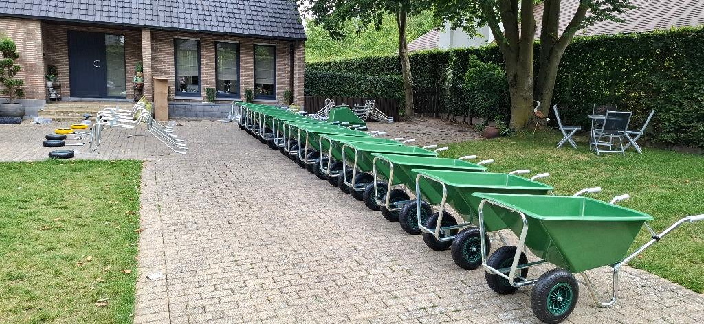 kruiwagens 190l - 2 in 1 omvormbaar  nieuw !!, Ophalen, Nieuw
