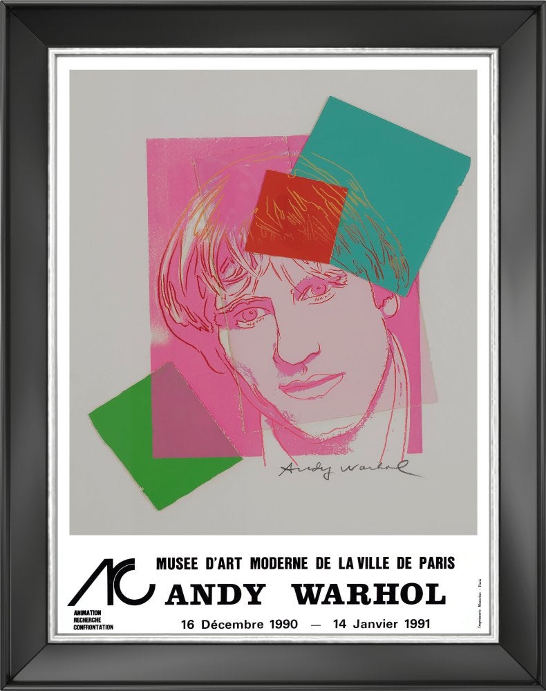 Affiche Andy Warhol Gerard Depardieu Paris, Ophalen of Verzenden