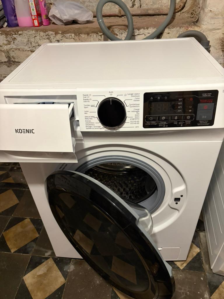 Lave-linge Koenic, Ophalen, Zo goed als nieuw