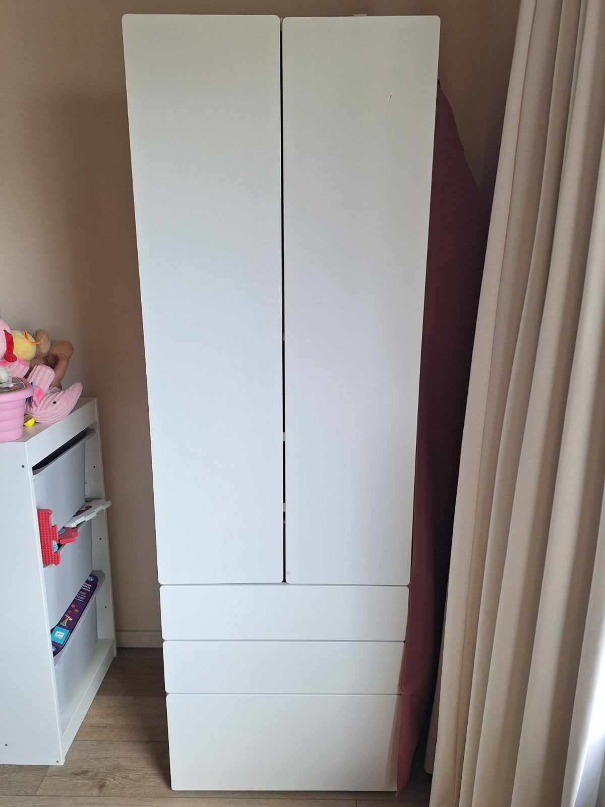 Kinderkleerkast Ikea wit, Maison & Meubles, Armoires | Penderies & Garde-robes, Enlèvement