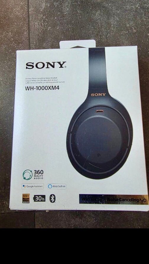 Sony hoofdtelefoon WH 1000XM4, TV, Hi-fi & Vidéo, Casques audio, Enlèvement, Comme neuf, Sony