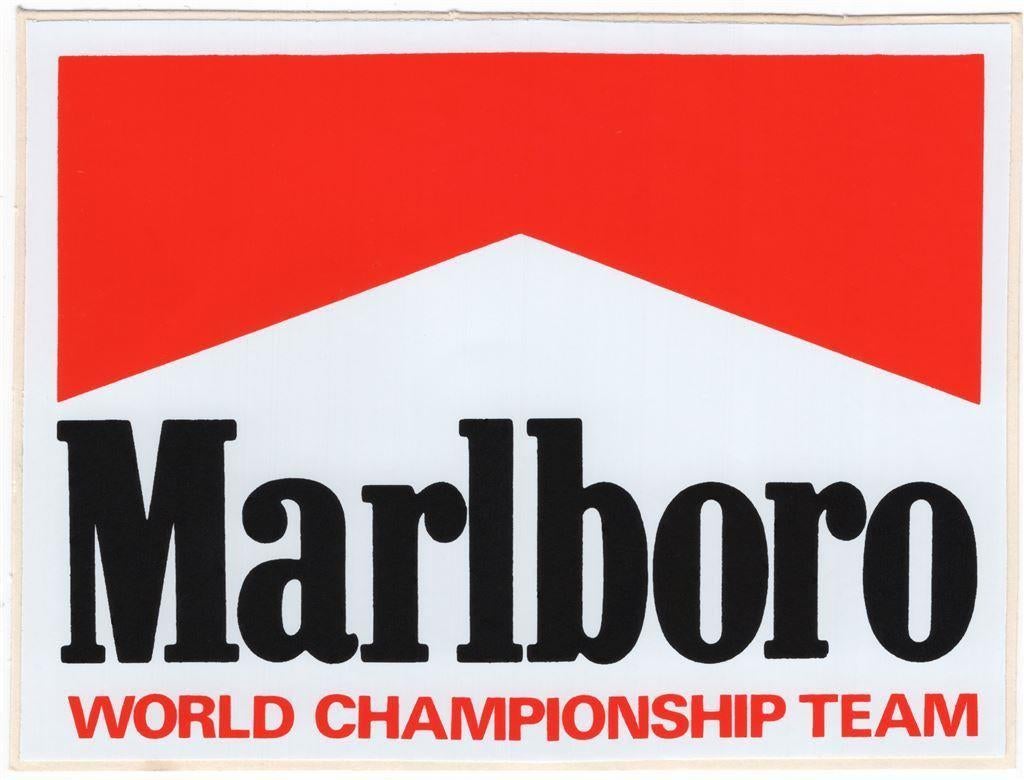 Marlboro World Championship Team sticker #10, Motoren, Verzenden