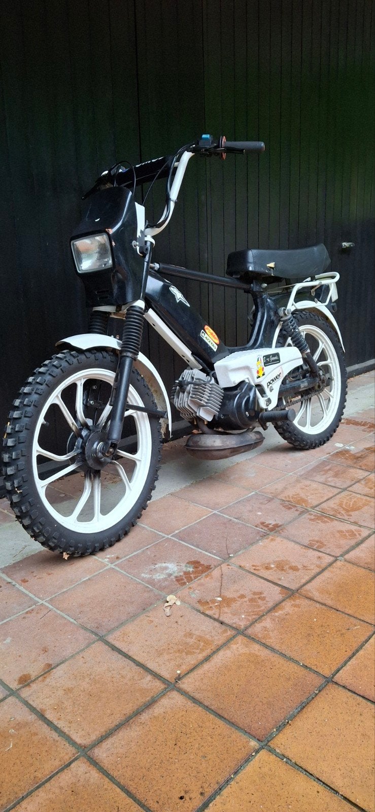 Tomos, crosstomos zonder papieren, Ophalen