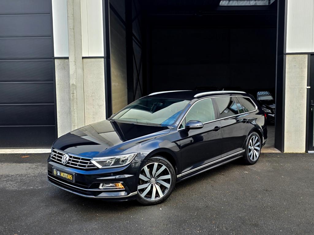 Passat R-Line 2.0TDI Leder ACC Elektr. Zetels Camera Garanti, Auto's, Volkswagen, Voorwielaandrijving, 4 cilinders, Zwart, Leder