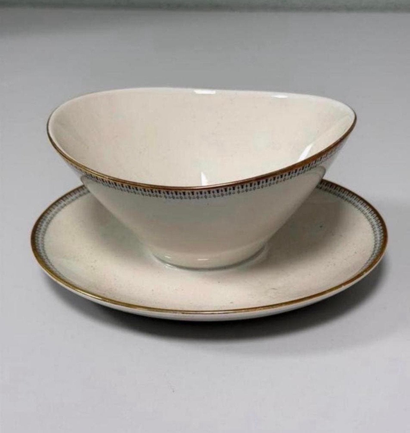 Vintage Winterling Kirchenlamitz Bavaria Sauskom wit 1960, Antiek en Kunst, Ophalen of Verzenden