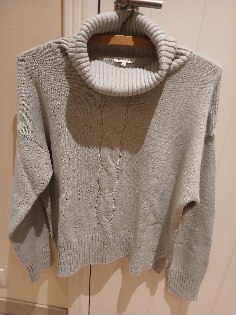 pull Tom Tailor maat L, Maat 42/44 (L), Gedragen, Groen, Tom Tailor