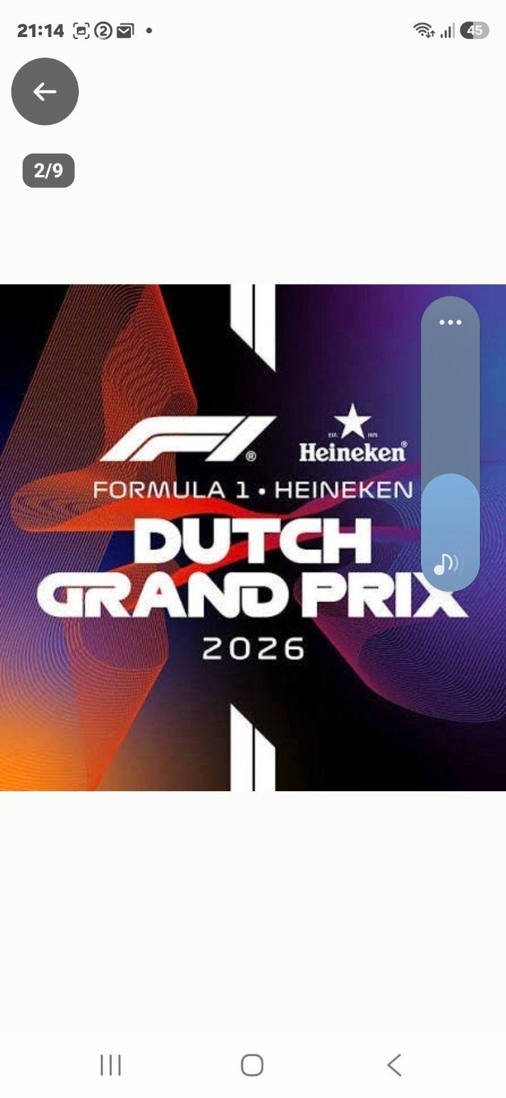 Billets de Formule 1 Zandvoort Tribune+entrée générale 3 jou, Tickets & Billets