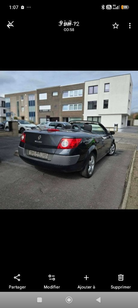 Mégane cabriolet, Auto's, Renault, Voorwielaandrijving, Zwart, Overige kleuren, Cabriolet
