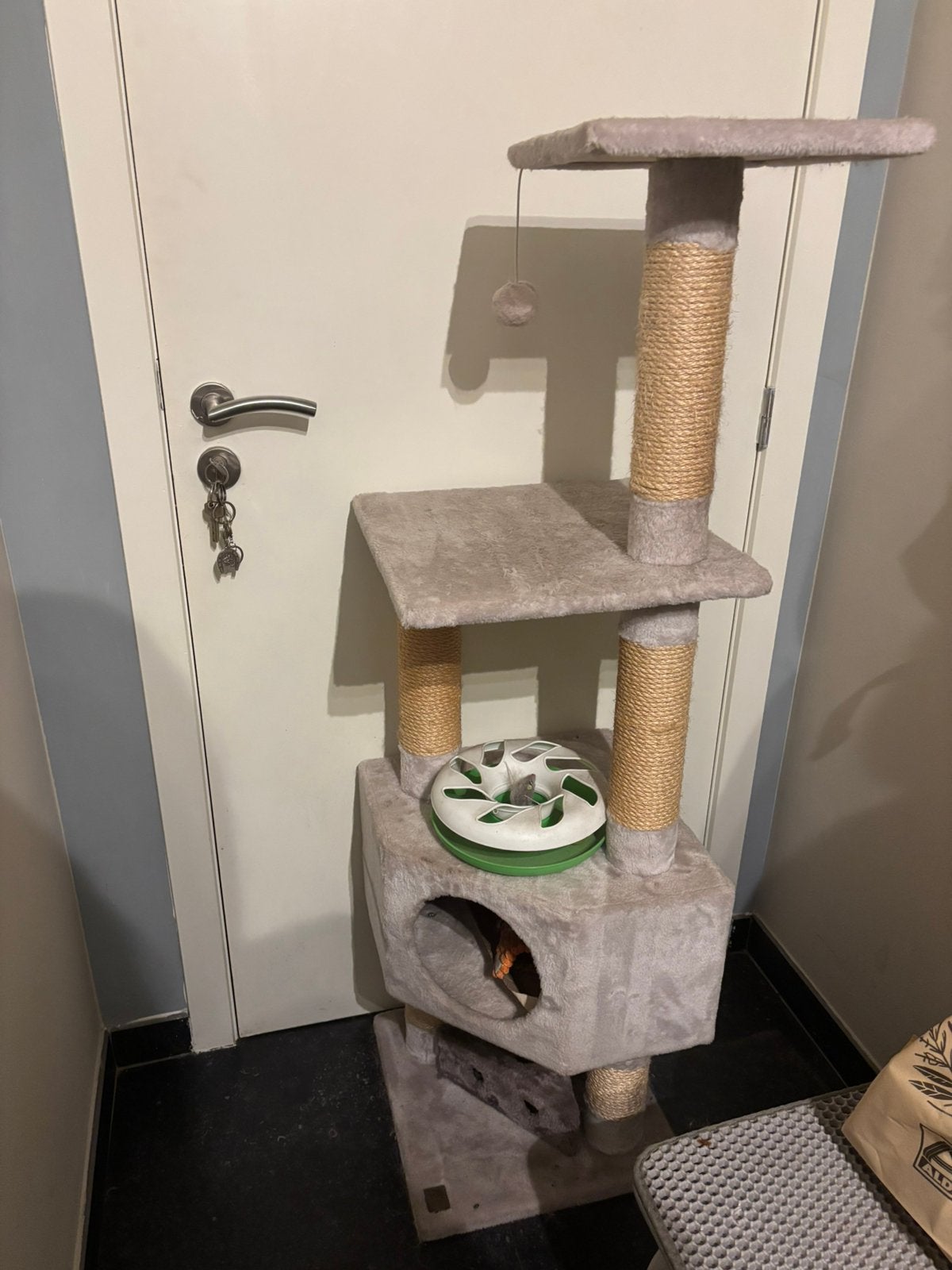 Katten krabpaal, Dieren en Toebehoren, Ophalen, Zo goed als nieuw, Krabpaal