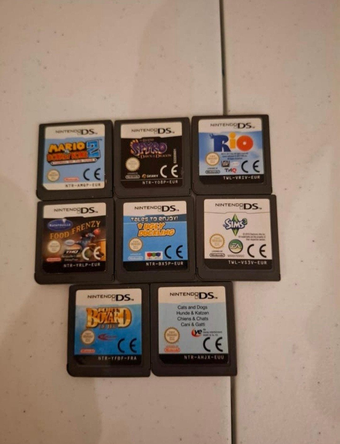 Lot de 8 jeux Nintendo DS, Games en Spelcomputers, Overige genres, 1 speler, Ophalen of Verzenden, Zo goed als nieuw