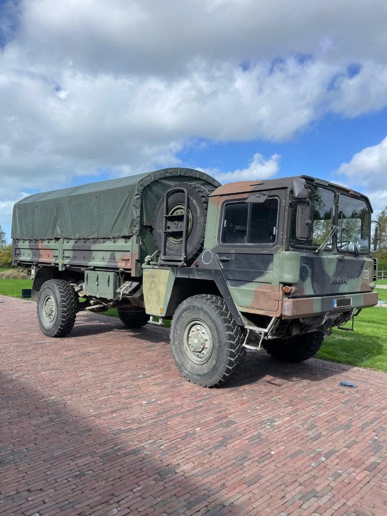 MAN KAT MANKAT 4x4 Oldtimer Vrachtwagen 1977  4k km Topstaat, Auto's, MAN, Vierwielaandrijving, 188 kW, 4x4