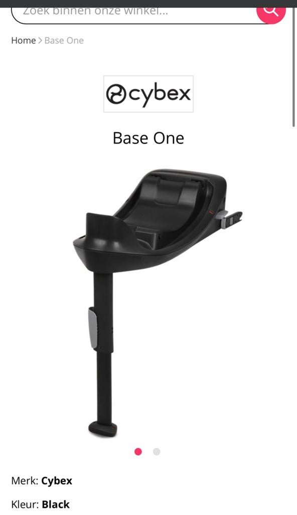 Cybex base one stoelbasis, Neuf, Autres marques, Enlèvement ou Envoi, Ceinture de sécurité ou Isofix