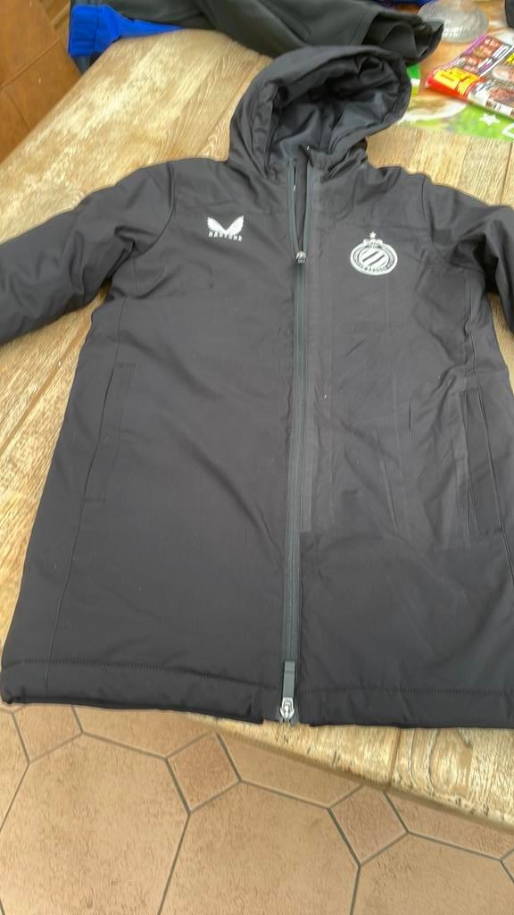 Dikke zwarte jas club brugge m 146, Kleding | Heren, Ophalen of Verzenden, Zo goed als nieuw