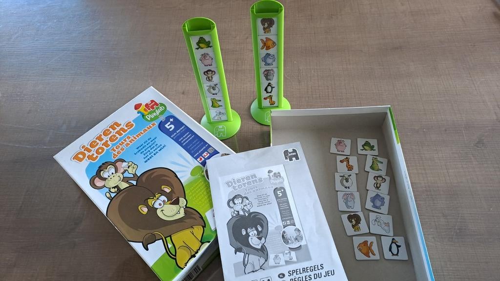 Spel voor kinderen - memory - dierentorens, Boeken, Ophalen