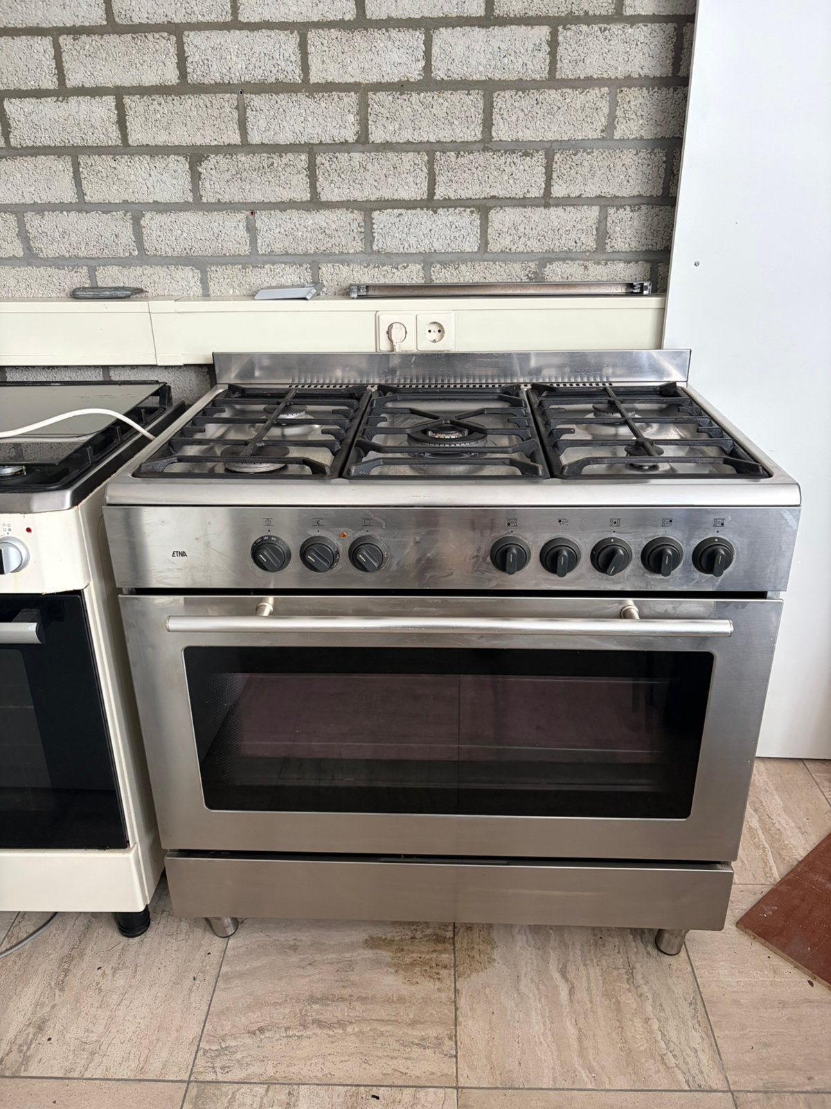 Etna Vrijstaand Gasfornuis met Oven - RVS, Collections, Enlèvement ou Envoi