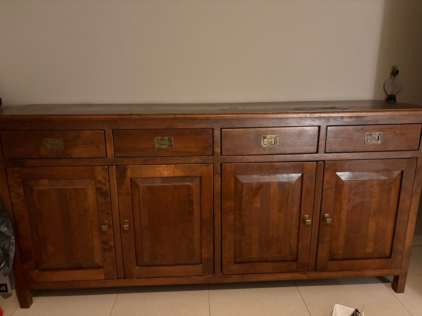 Dressoir in kersenhout, Ophalen, Gebruikt, Kersenhout, Rustiek