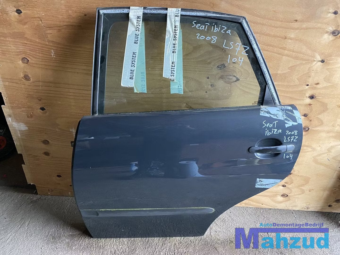 SEAT IBIZA 3 6L1 Grijs LS7Z Links linker Achter deur portier, Auto-onderdelen, Carrosserie, Deur, Seat, Achter, Links, Gebruikt