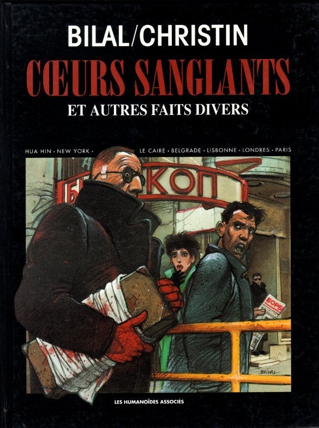 Coeurs sanglants Bilal 1995, Livres, Une BD, Enlèvement ou Envoi, Utilisé