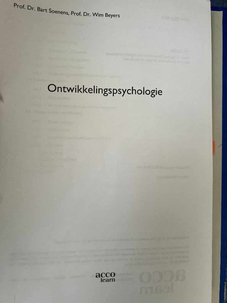 Ugent psychologie schoolboeken, Livres, Enlèvement ou Envoi, Utilisé, Autres niveaux, Autres matières
