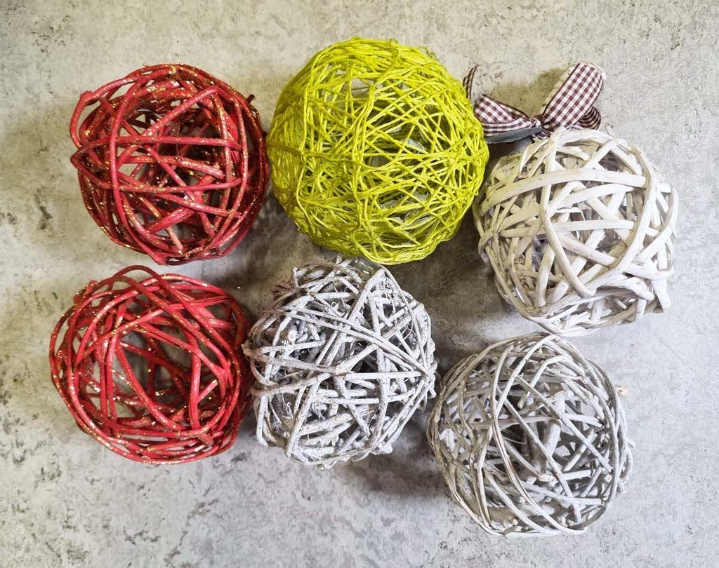 decoratieve bollen - 6 voor samen 1,00 EUR, Ophalen