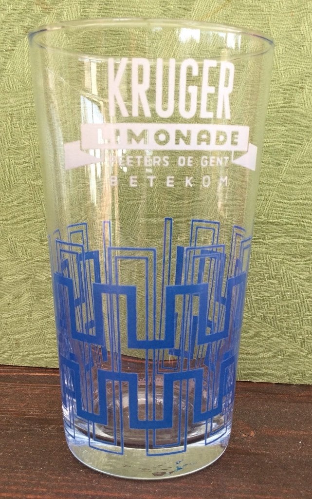 Bier brouwerij glas Kruger limonade Peeters de Gent Betekom, Verzamelen, Ophalen of Verzenden, Zo goed als nieuw