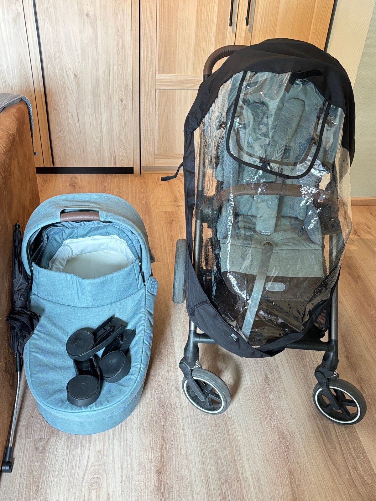 Cybex balios s lux 2 in 1, Autres marques, Tige de poussée réglable, Poussette combi, Enlèvement