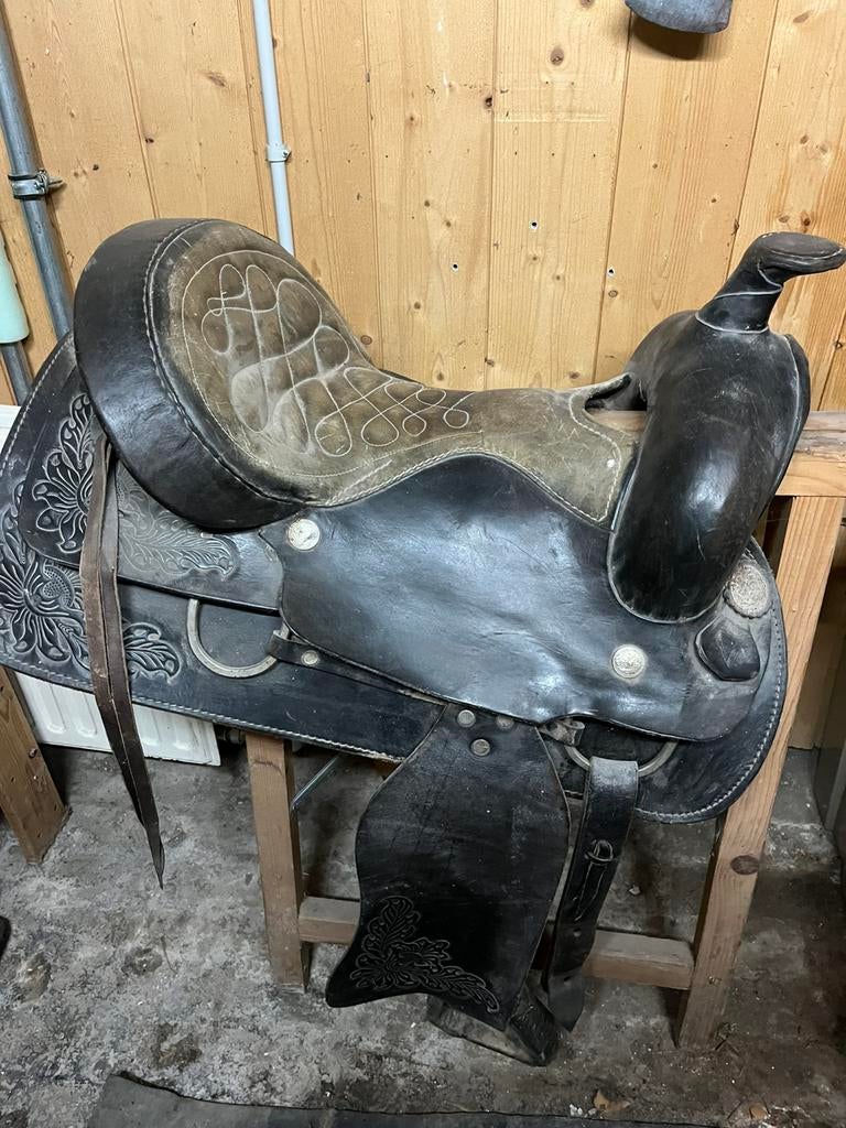 Selle homme américaine/ cowboy/western original USA, Dieren en Toebehoren, Ophalen, Gebruikt, Western